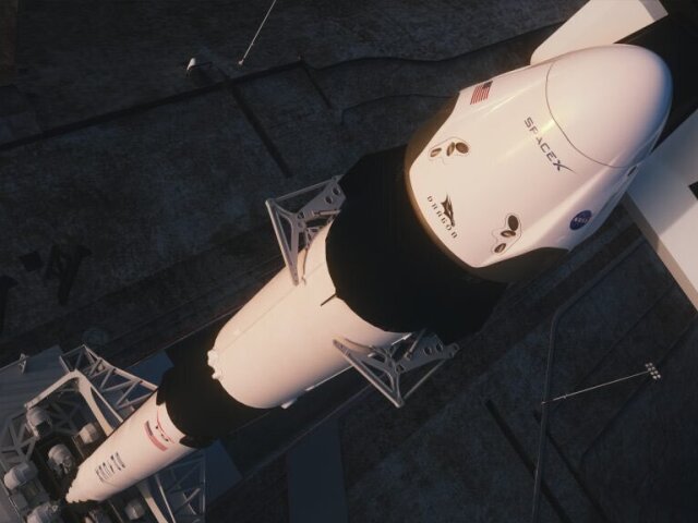 SpaceX falcon 9 crew dragon raketa