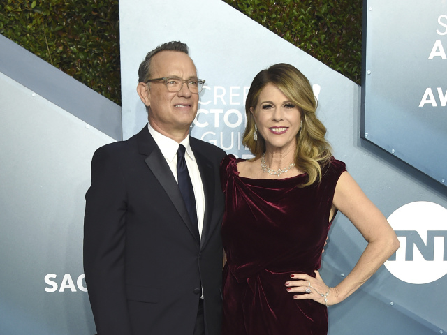 Herec Tom Hanks a jeho manželka Rita Wilson.