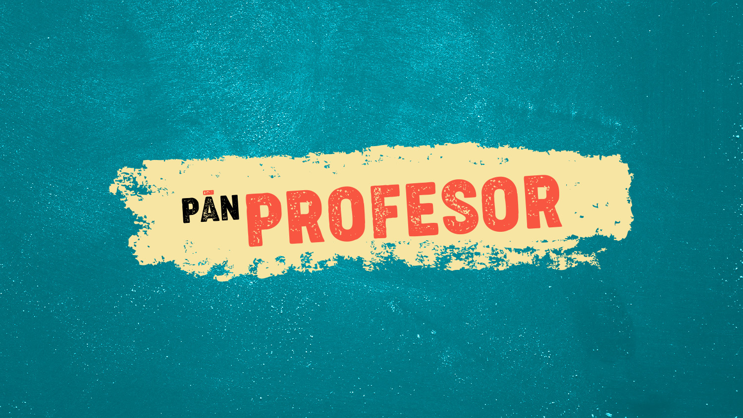 Logo k novému seriálu Pán profesor.