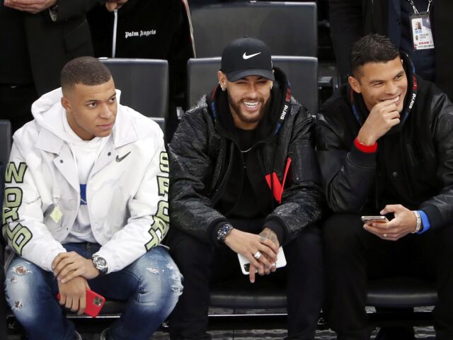 Kylian Mbappé, Neymar, Thiago Silva