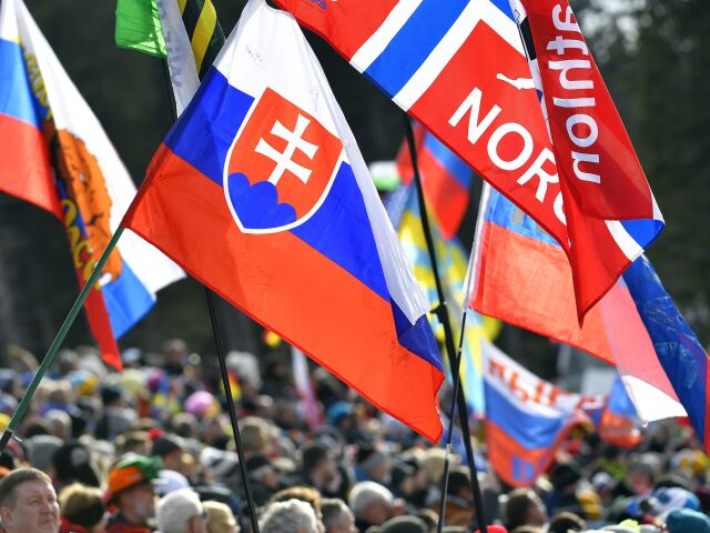 Pokljuka, biatlon, vlajka