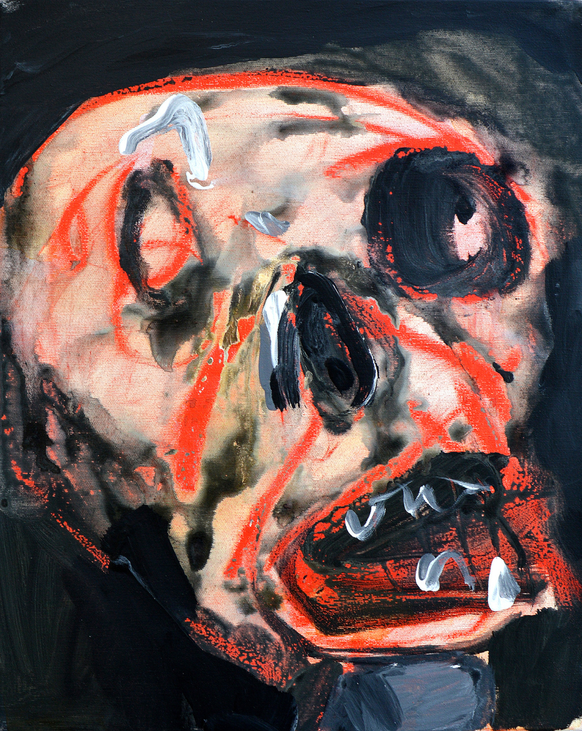 Portrait of death XIII 40x50 2019