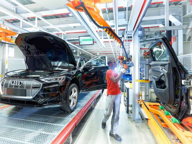 Audi e-tron - výroba v Bruseli