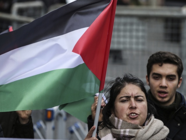 Palestína / vlajka /