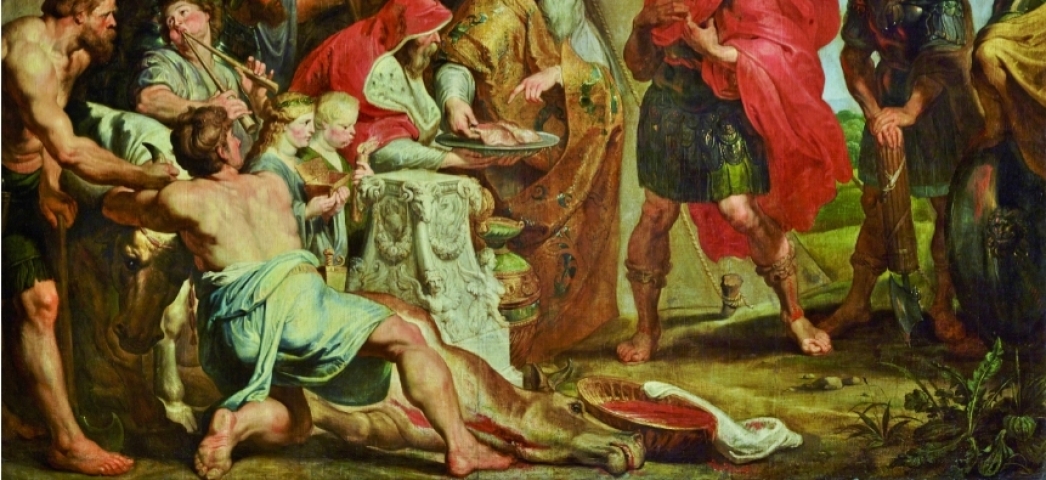Rubens Odhalenie proroctva zo serie Decius Mus.