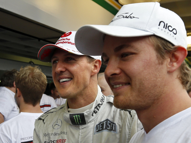 Michael Schumacher, Nico Rosberg