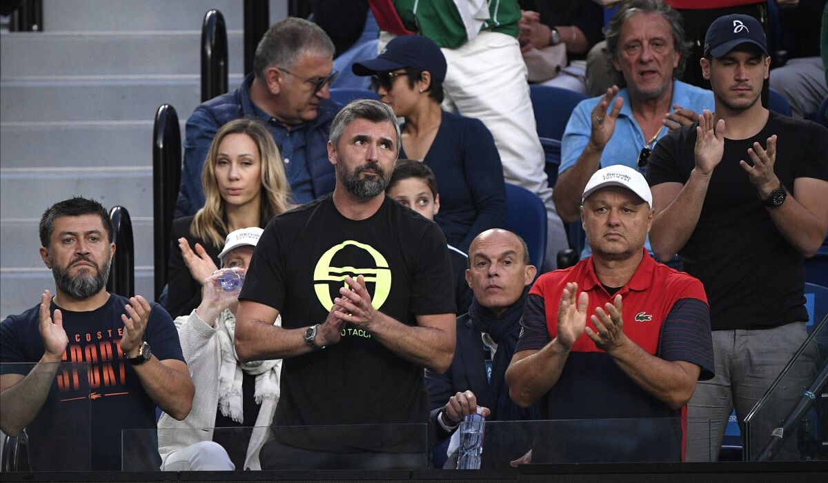 Novak Djokovič, Goran Ivaniševič, Marián Vajda