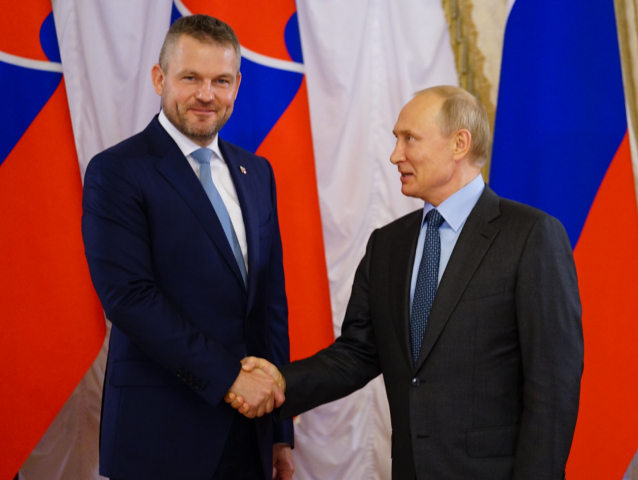 Peter Pellegrini / Vladimir Putin /