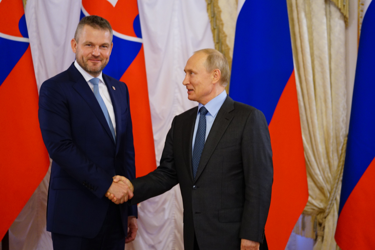 Peter Pellegrini / Vladimir Putin /