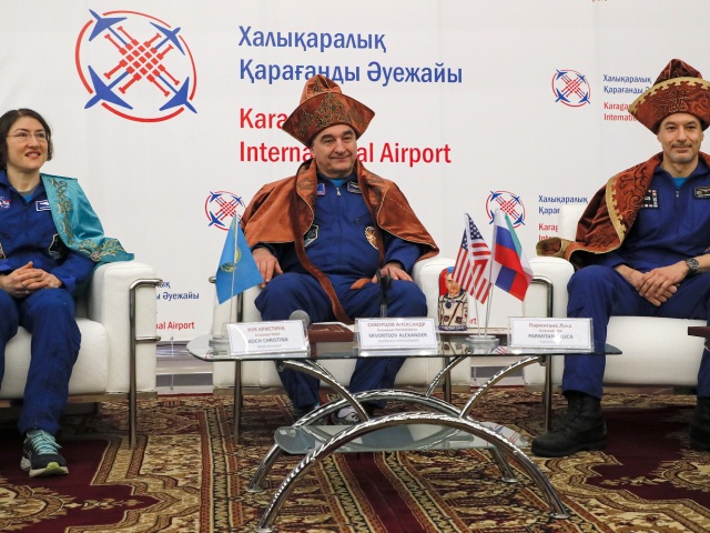 Kazachstan ISS NASA kochová skvorcov parmitano