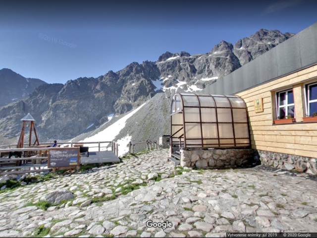 Street View, Zbojnicka chata, Google,