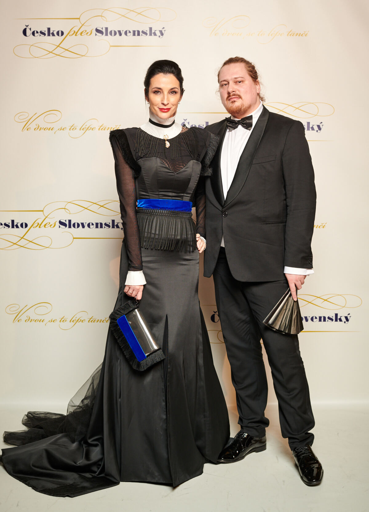 Lucia Hablovičová v kreácii od Borisa Hanečku, ktorý jej robil aj garde.