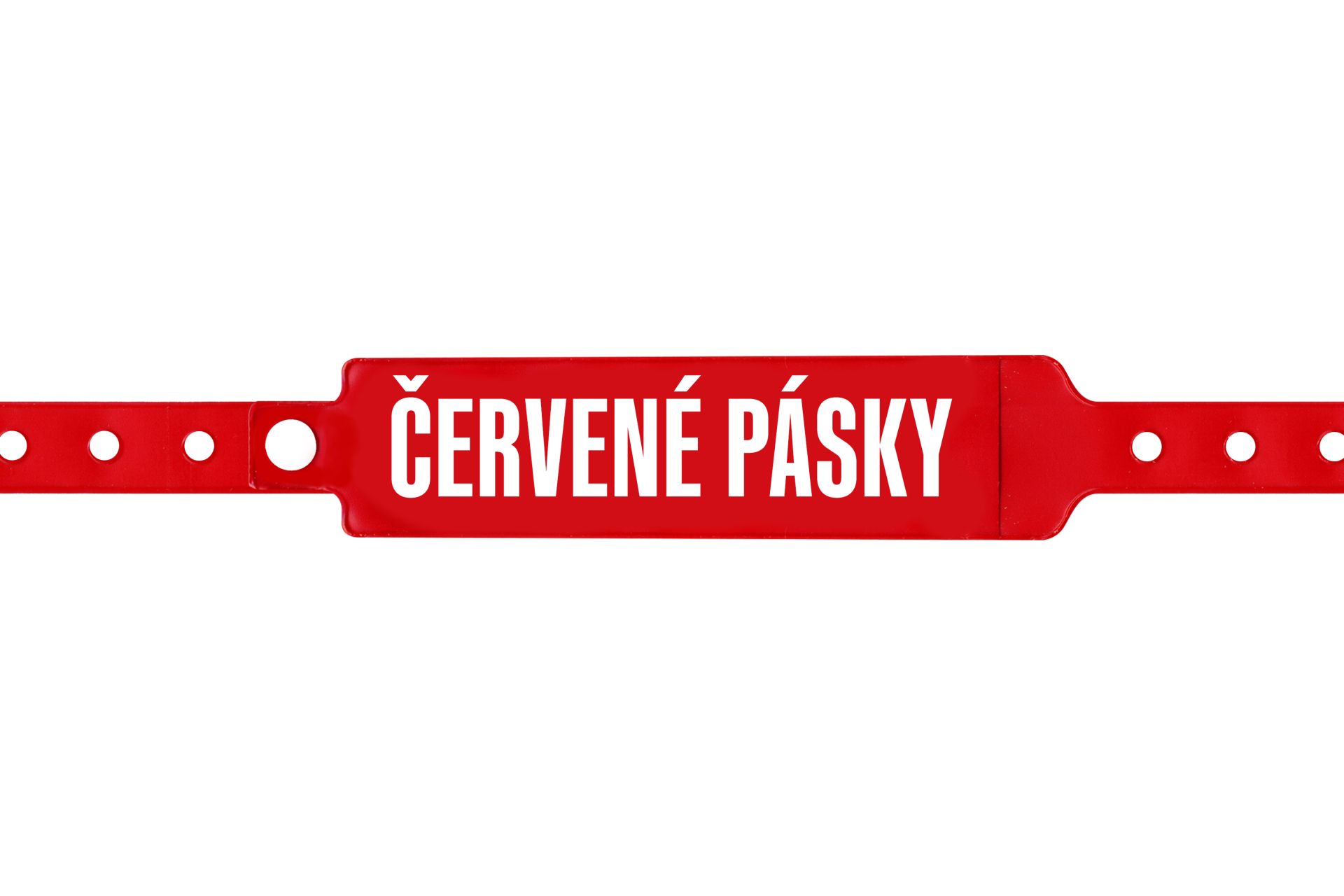 Logo seriálu Červené pásky.