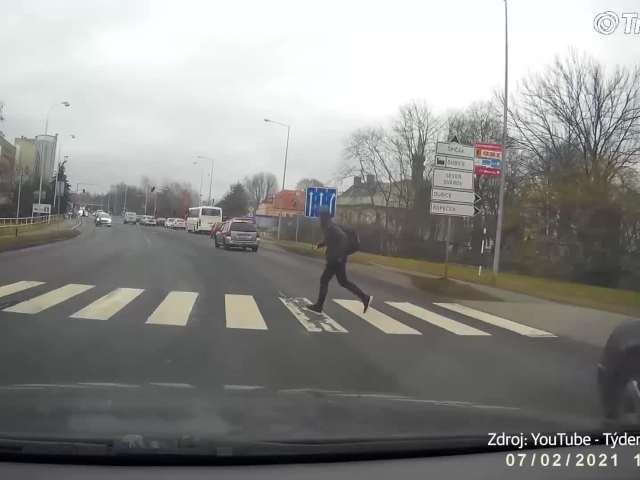 Chodec na priechode