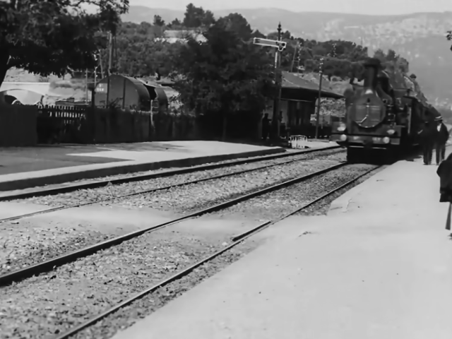 video bratov Lumiérovcov, Príchod vlaku do stanice La Ciotat, Lumiére