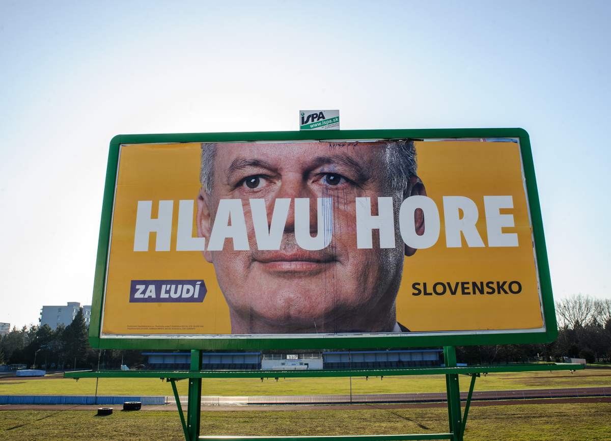 Bilbord / Za ľudí / Andrej Kiska /