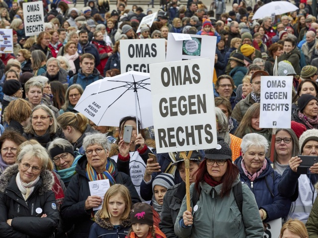 Nemecko / demonštrácia / protest / AfD /