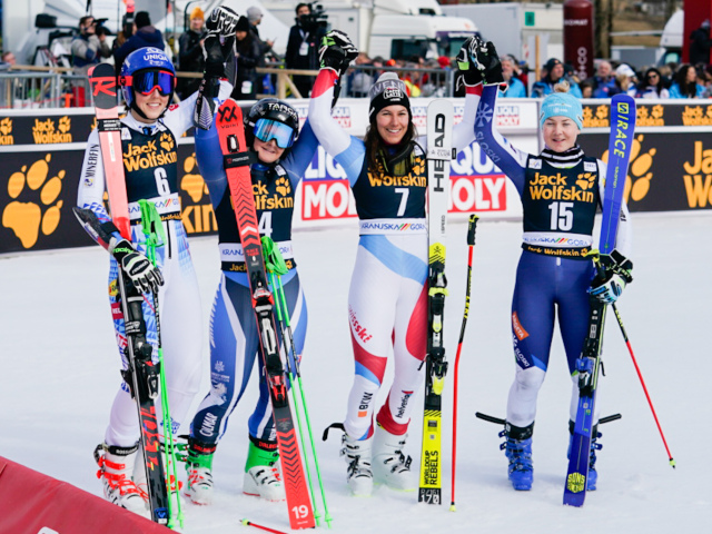 Slovinsko SR Lyžovanie SP obrovský slalom ženy 2.kolo Vlhová