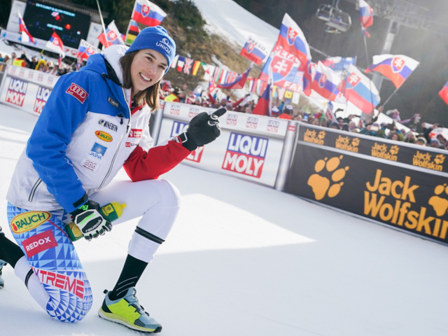 Slovinsko SR Lyžovanie SP obrovský slalom ženy 2.kolo Vlhová