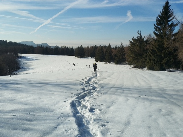 turistika, sneh, zima, príroda