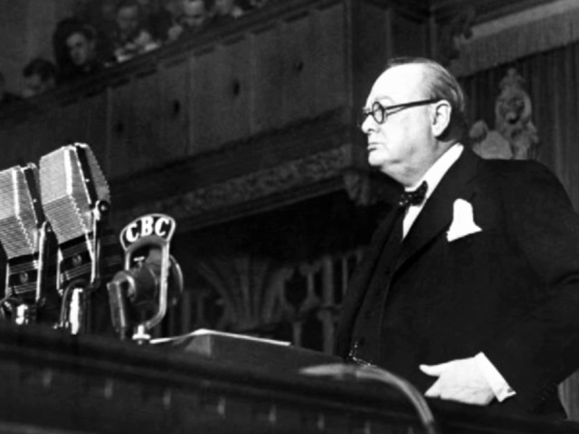Winston Churchill, prezident, slávnostný sľub