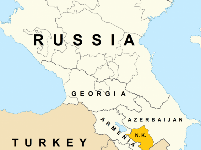 DN - Nahorny Karabach Mapa