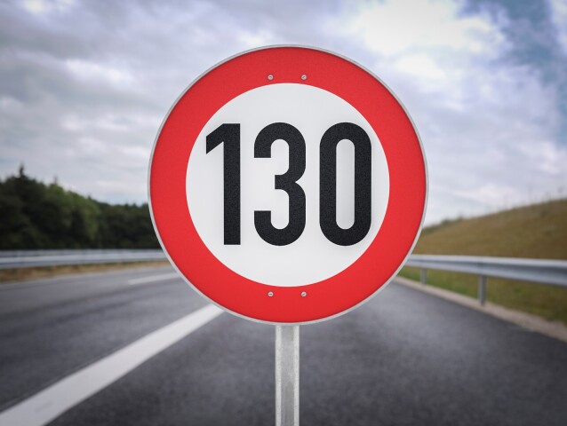rychlost 130 km/h