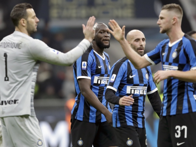 Milan Škriniar, Samir Handanovič, Romelu Lukaku