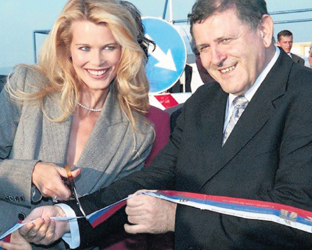 Vladimír Mečiar, Claudia Schifferová