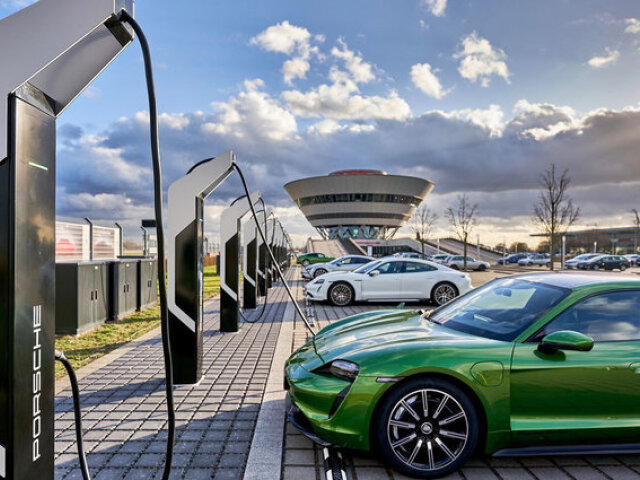 Porsche - nabíjací park Lipsko
