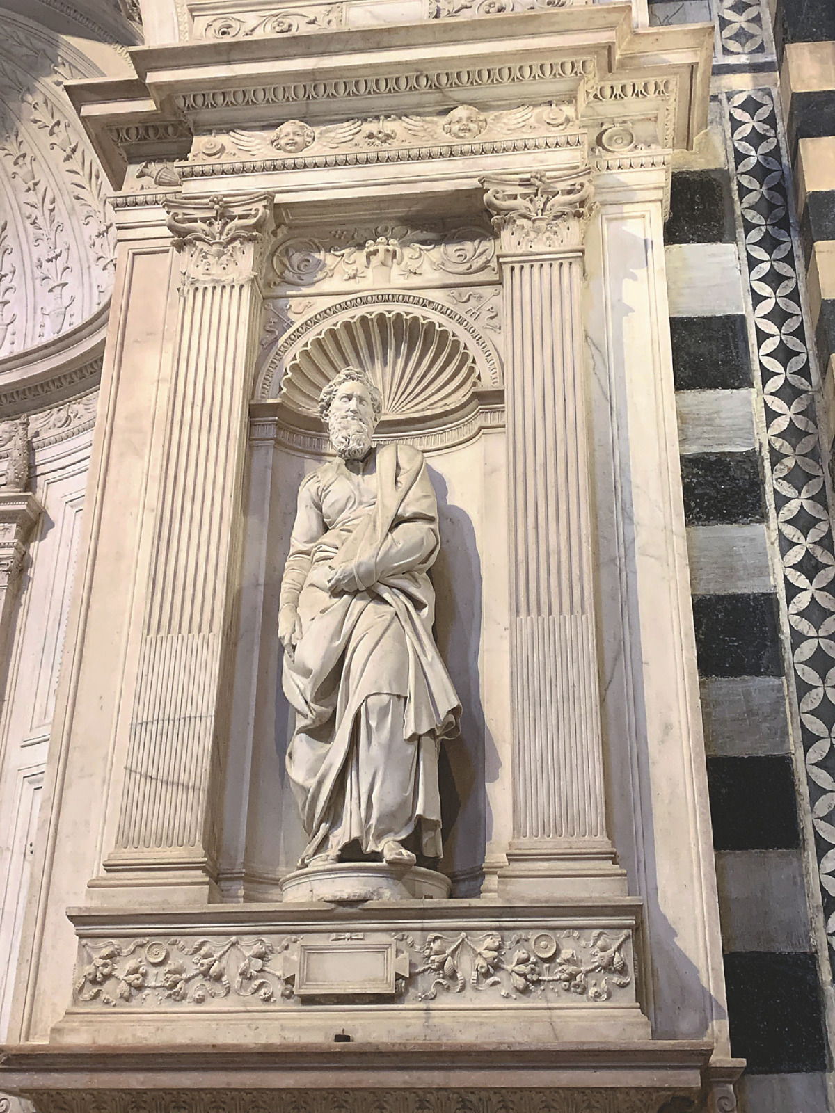Siena, Taliansko, socha