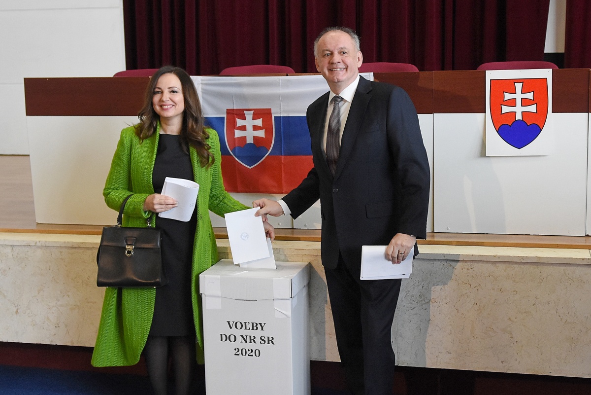 SR / voľby2020 / Kiska
