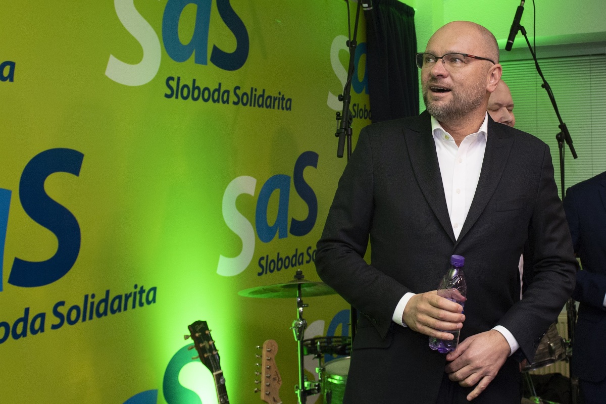 SR voľby2020 parlamentné voľby SaS BAX sulík