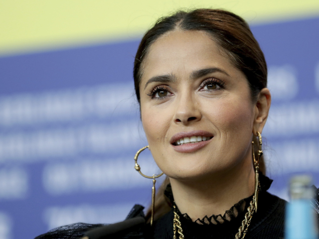 Herečka Salma Hayek na nedávnom filmovom festivale v Berlíne. 