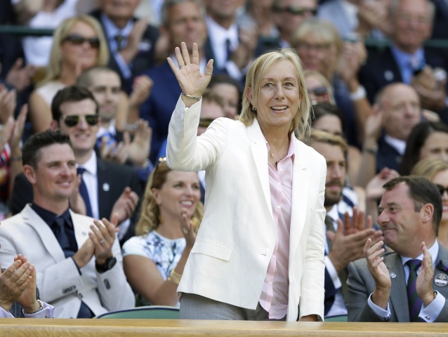 Martina Navrátilová.