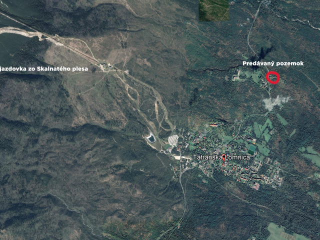 DN - Pozemok Tatry Google Earth