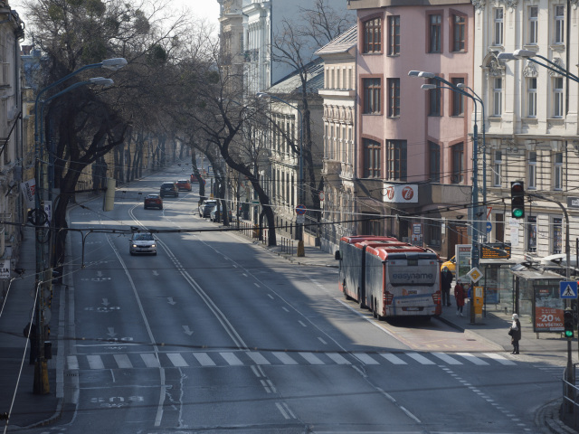 Bratislava, prázdne ulice