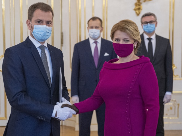 Zuzana Čaputová / Igor Matovič /