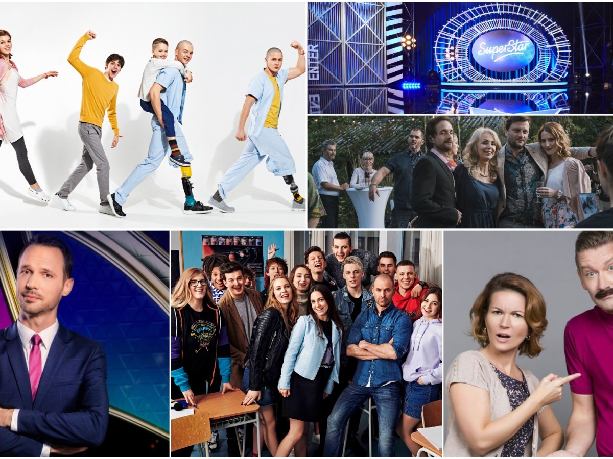 červené pásky, pán profesor, superstar, susedia, hniezdo,
