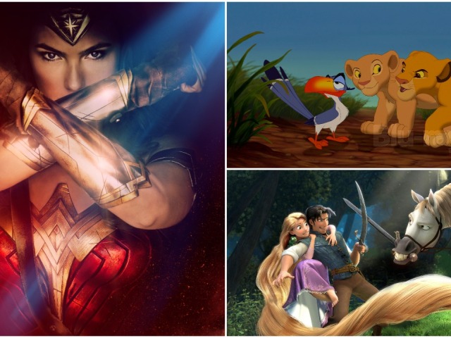wonder wonam, leví kráľ, na vlásku,