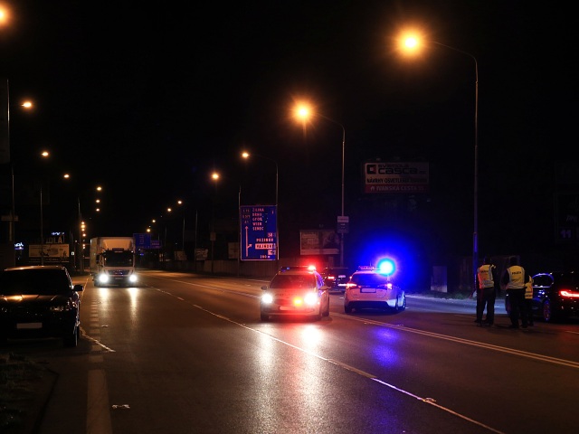 polícia, cesta, bratislava, kontrola, uzávera