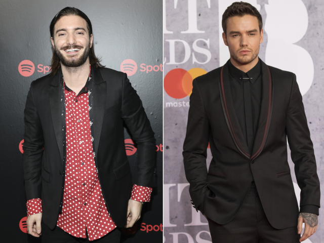 Švédsky dídžej Alesso (vľavo) a spevák Liam Payne na koláži archívnych záberov. 