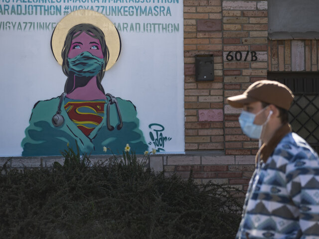 Maďarsko Koronavírus graffity