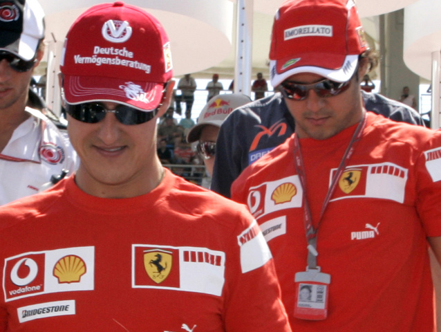 Michael Schumacher, Felipe Massa
