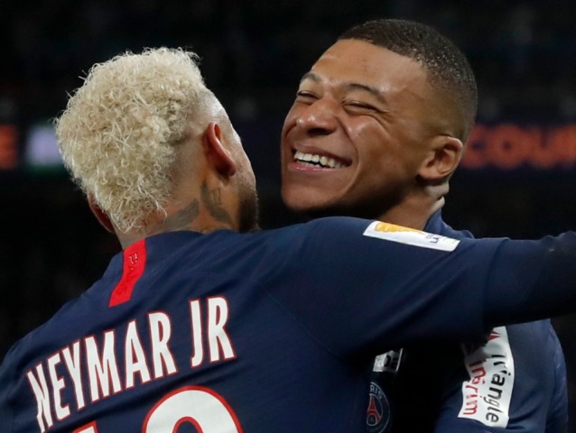 Neymar, Kylian Mbappé, Martin Dúbravka