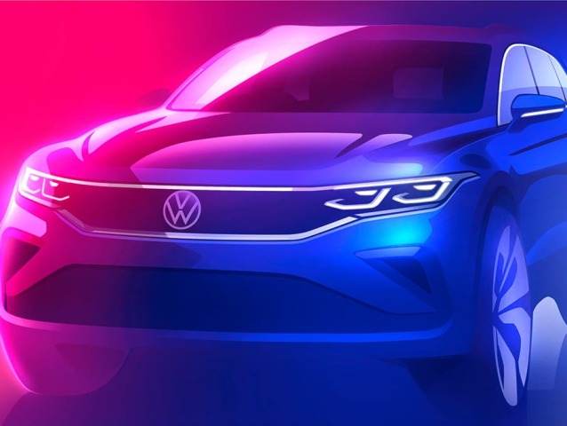 VW Tiguan, skica