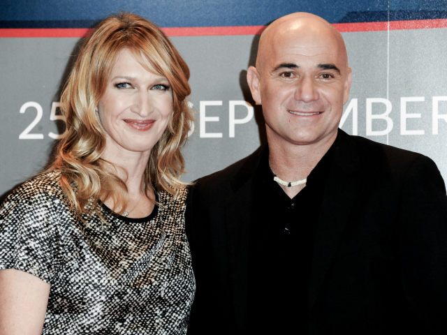 Rok 2014: Tenistka Steffi Graf a jej manžel Andre Agassi.