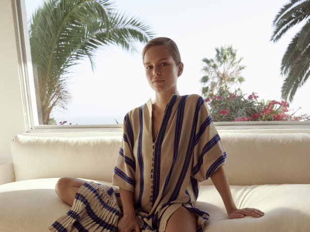 S prúžkovanými vzormi nešliapnete vedľa. Vizuál H&M Conscious Exclusive. 