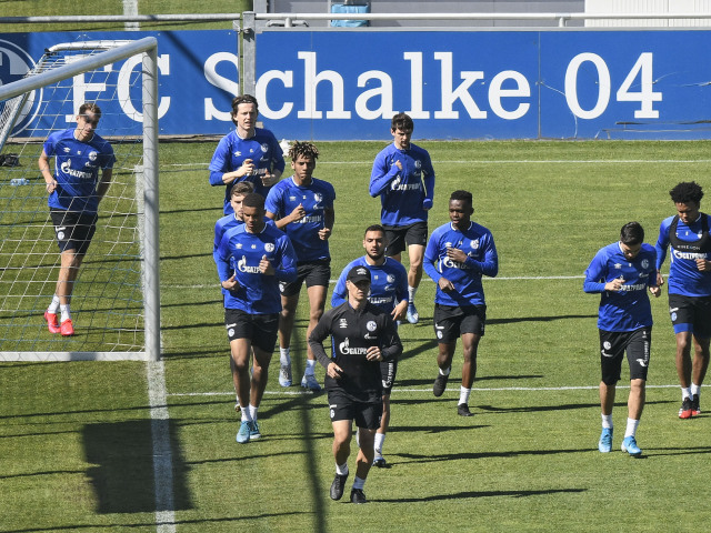 Schalke, tréning