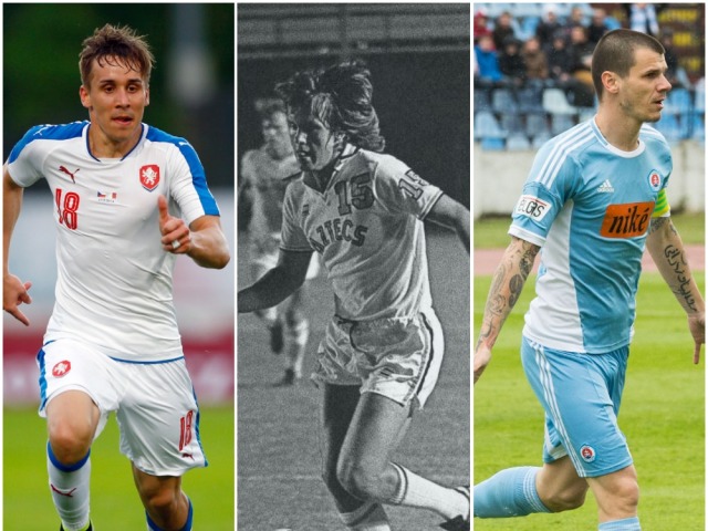 Koláž, futbalisti